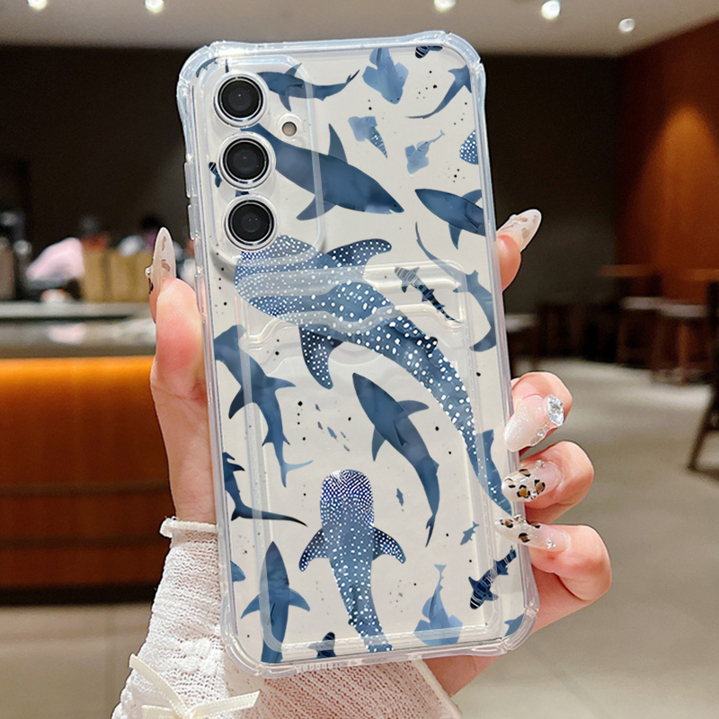 Samsung Galaxy A55 - Чехол для телефона Ocean Shark Whale