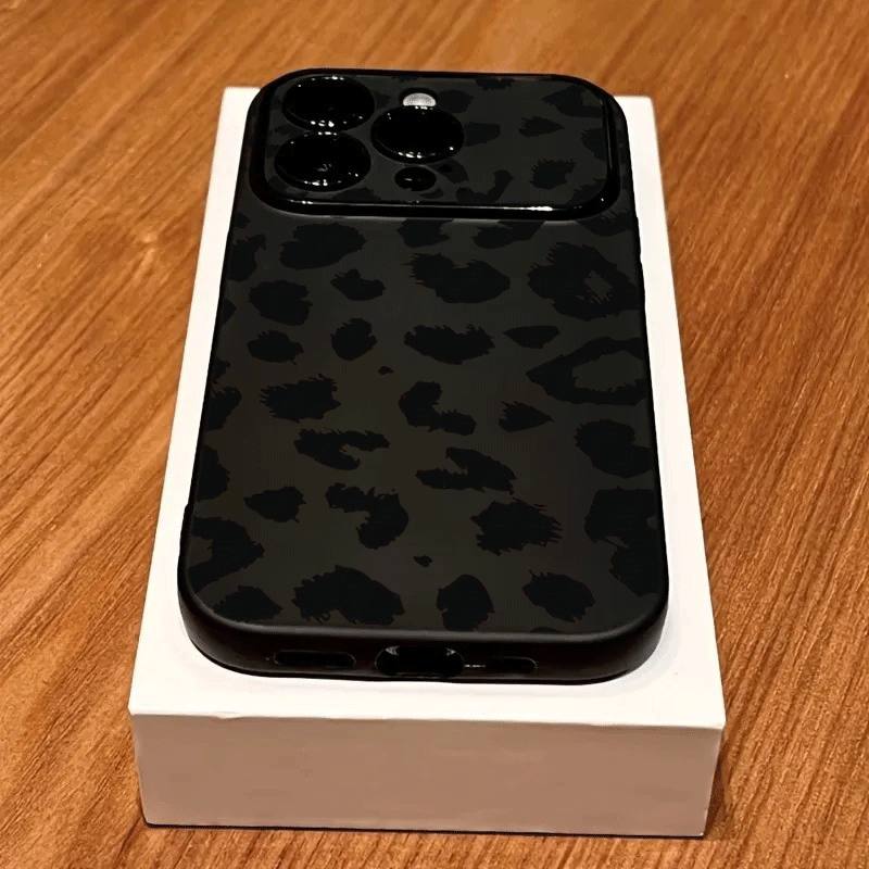 Модный черный чехол с леопардо – обзор и цена Apple Iphone 15 Pro Max