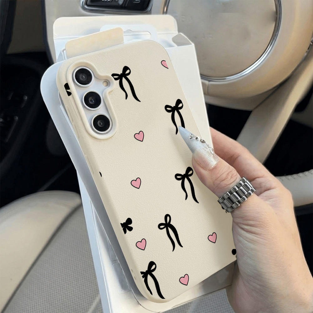 Чехол с милым бантом и защитой – обзор и цена Samsung Galaxy A55